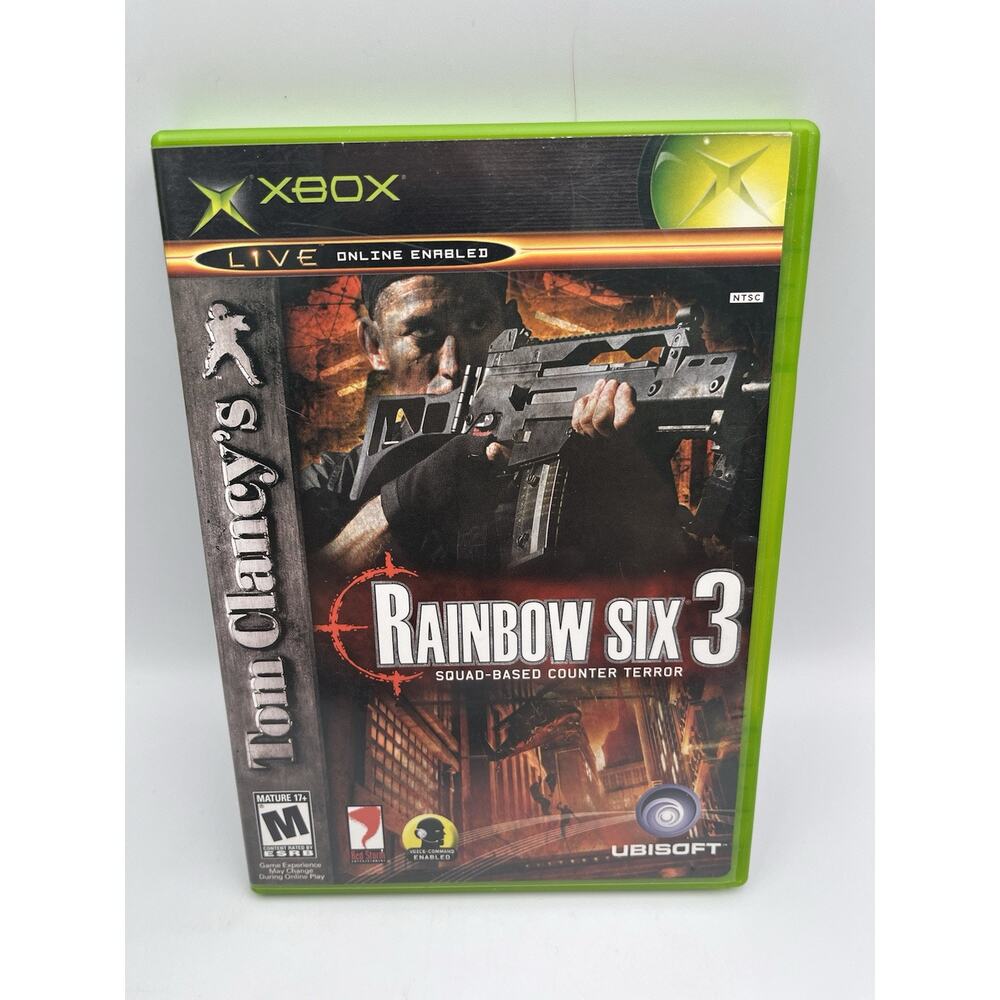 Tom Clancy's Rainbow Six 3 (Microsoft Xbox, 2003)- Complete and Tested
